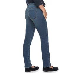 Women's Sonoma Goods For Life® Supersoft Midrise Straight-Leg Jeans -Sonoma Goods For Life Sales 3022856 ALT