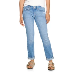 Women's Sonoma Goods For Life® Supersoft Midrise Straight-Leg Jeans -Sonoma Goods For Life Sales 3022856 Authentic Medium Wash