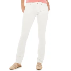 Women's Sonoma Goods For Life® Supersoft Midrise Straight-Leg Jeans -Sonoma Goods For Life Sales 3022856 White