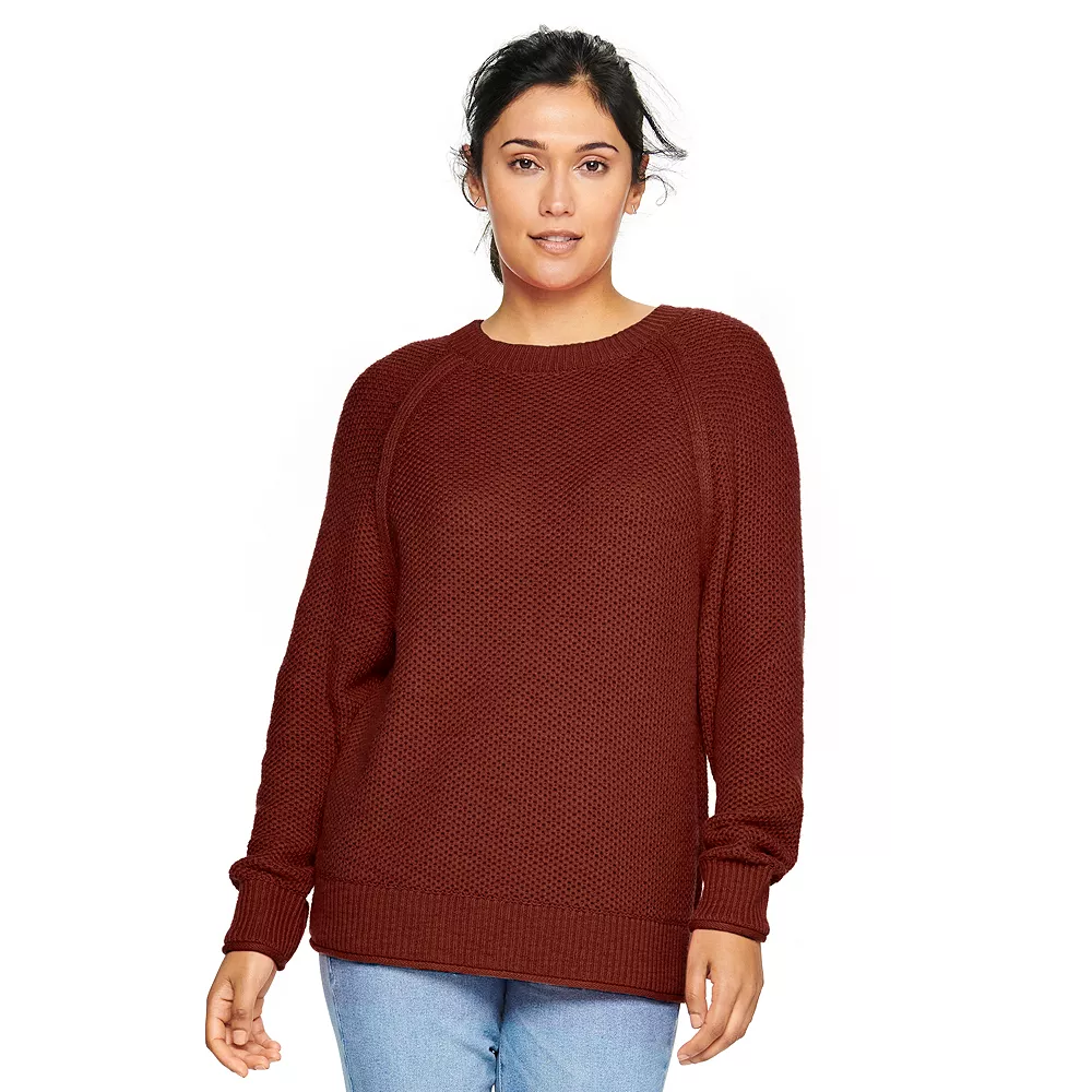 Women's Sonoma Goods For Life® All Over Stitch Crewneck Sweater 7 Women's Sonoma Goods For Life® All Over Stitch Crewneck Sweater - Image 7