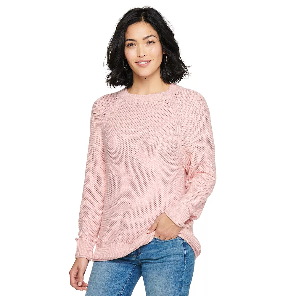 Women's Sonoma Goods For Life® All Over Stitch Crewneck Sweater 4 Women's Sonoma Goods For Life® All Over Stitch Crewneck Sweater - Image 4