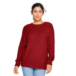 Women's Sonoma Goods For Life® All Over Stitch Crewneck Sweater 31 Women's Sonoma Goods For Life® All Over Stitch Crewneck Sweater -Sonoma Goods For Life Sales 4923526 Red