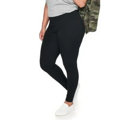Plus Size Sonoma Goods For Life® Midrise Leggings -Sonoma Goods For Life Sales 4966829 Black