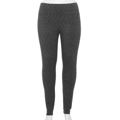 Plus Size Sonoma Goods For Life® Midrise Leggings -Sonoma Goods For Life Sales 4966829 Gray Geo Floral