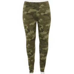 Plus Size Sonoma Goods For Life® Midrise Leggings -Sonoma Goods For Life Sales 4966829 Green Camo