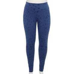 Plus Size Sonoma Goods For Life® Midrise Leggings -Sonoma Goods For Life Sales 4966829 Navy Geo Floral