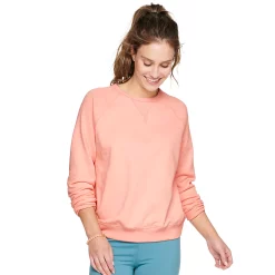 Women's Sonoma Goods For Life® Everyday Crewneck Sweatshirt -Sonoma Goods For Life Sales 4974237 Peach Dahlia
