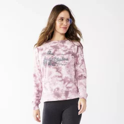 Women's Sonoma Goods For Life® Everyday Crewneck Sweatshirt -Sonoma Goods For Life Sales 4974237 Pink Mountain Dye
