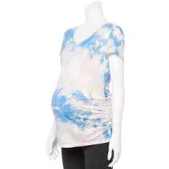 Maternity Sonoma Goods For Life® Essential V-Neck Tee -Sonoma Goods For Life Sales 4980526 Blue Dye