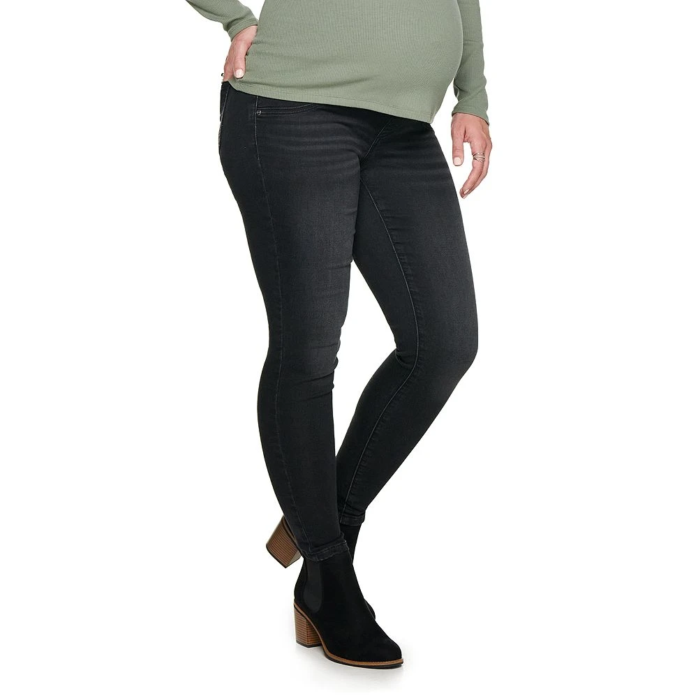 Maternity Sonoma Goods For Life® Over-The-Belly Jeggings 2 Maternity Sonoma Goods For Life® Over-The-Belly Jeggings - Image 2