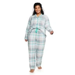 Plus Size Sonoma Goods For Life® Flannel Pajama Shirt & Pajama Pants Set 11 Plus Size Sonoma Goods For Life® Flannel Pajama Shirt & Pajama Pants Set -Sonoma Goods For Life Sales 5146738 ALT2