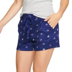 Women's Sonoma Goods For Life® Snit Pajama Shorts 9 Women's Sonoma Goods For Life® Snit Pajama Shorts -Sonoma Goods For Life Sales 5161202 Navy Texas Stars