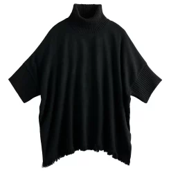 Women's Sonoma Goods For Life® Turtleneck Poncho -Sonoma Goods For Life Sales 5161618 ALT3