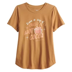 Women's Sonoma Goods For Life® Short Sleeve Holiday Graphic Tee 33 Women's Sonoma Goods For Life® Short Sleeve Holiday Graphic Tee -Sonoma Goods For Life Sales 5180762 ALT5