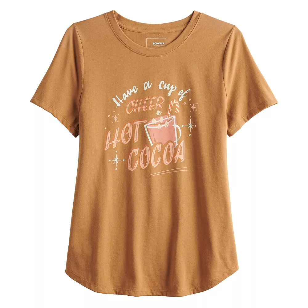 Women's Sonoma Goods For Life® Short Sleeve Holiday Graphic Tee 17 Women's Sonoma Goods For Life® Short Sleeve Holiday Graphic Tee - Image 17