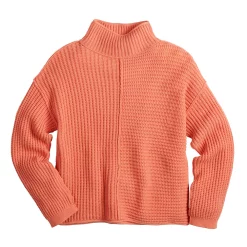 Women's Sonoma Goods For Life® Exposed Seaming Mockneck Sweater -Sonoma Goods For Life Sales 5195667 ALT5