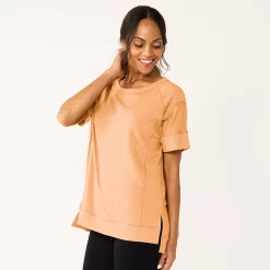 Women's Sonoma Goods For Life® Supersoft Short Sleeve Tunic 26 Women's Sonoma Goods For Life® Supersoft Short Sleeve Tunic -Sonoma Goods For Life Sales 5231865 Peach