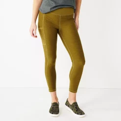 Women's Sonoma Goods For Life® High-Waisted Leggings -Sonoma Goods For Life Sales 5237945 Olive