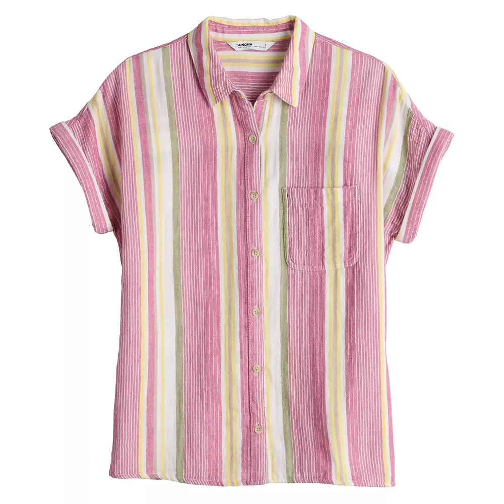 Women's Sonoma Goods For Life® Button-Front Shirt 22 Women's Sonoma Goods For Life® Button-Front Shirt - Image 22