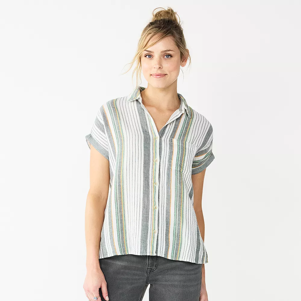 Women's Sonoma Goods For Life® Button-Front Shirt 20 Women's Sonoma Goods For Life® Button-Front Shirt - Image 20