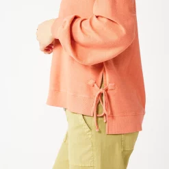 Women's Sonoma Goods For Life® Side Tie Sweatshirt -Sonoma Goods For Life Sales 5271671 ALT5