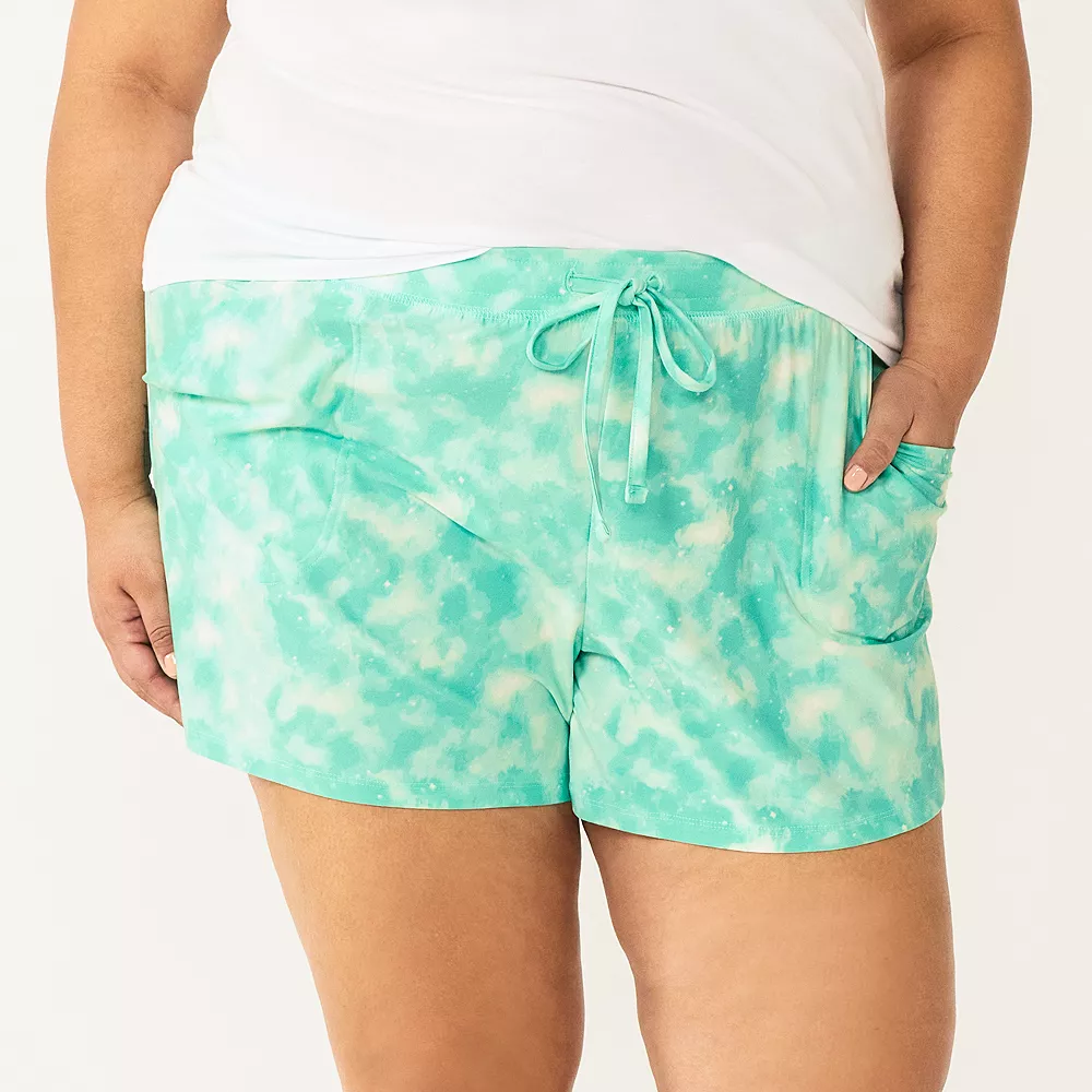 Plus Size Sonoma Goods For Life® Pajama Shorts 1 Plus Size Sonoma Goods For Life® Pajama Shorts