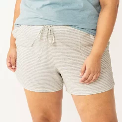 Plus Size Sonoma Goods For Life® Pajama Shorts 8 Plus Size Sonoma Goods For Life® Pajama Shorts -Sonoma Goods For Life Sales 5490355 Gray Feeder