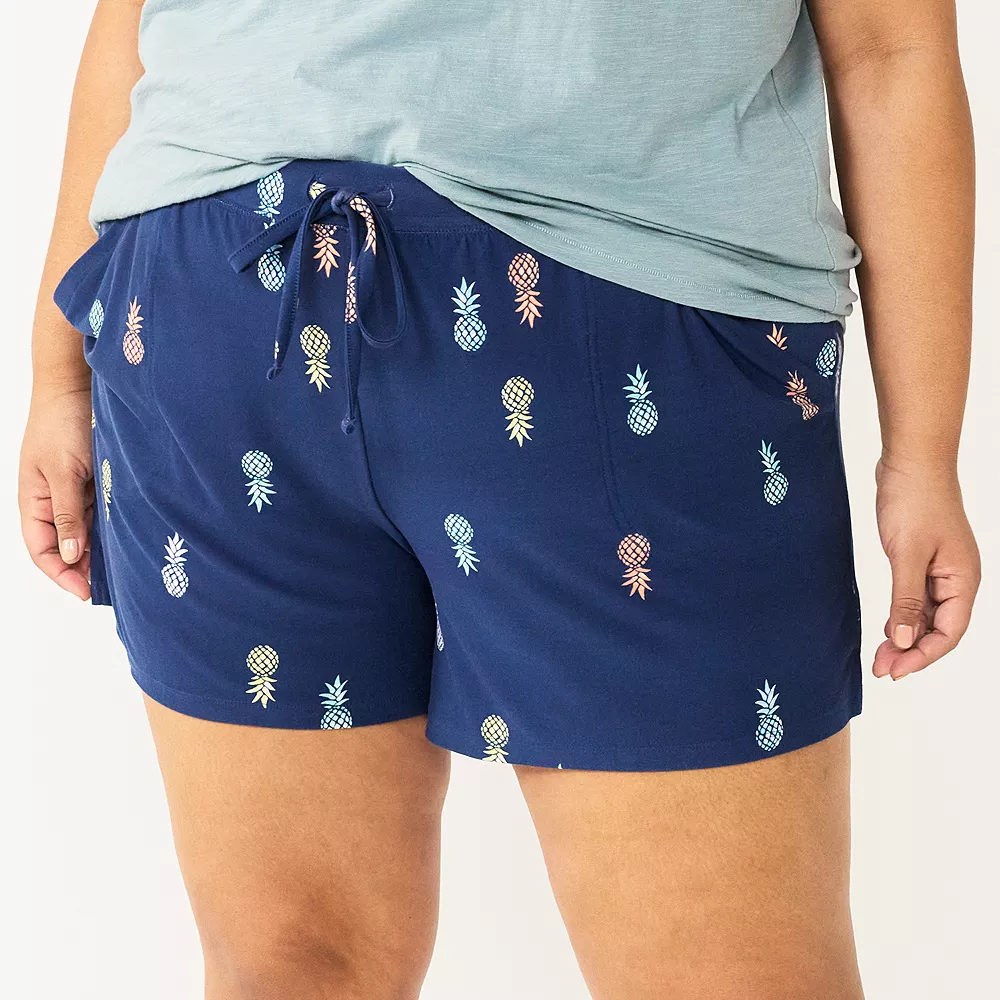 Plus Size Sonoma Goods For Life® Pajama Shorts 2 Plus Size Sonoma Goods For Life® Pajama Shorts - Image 2