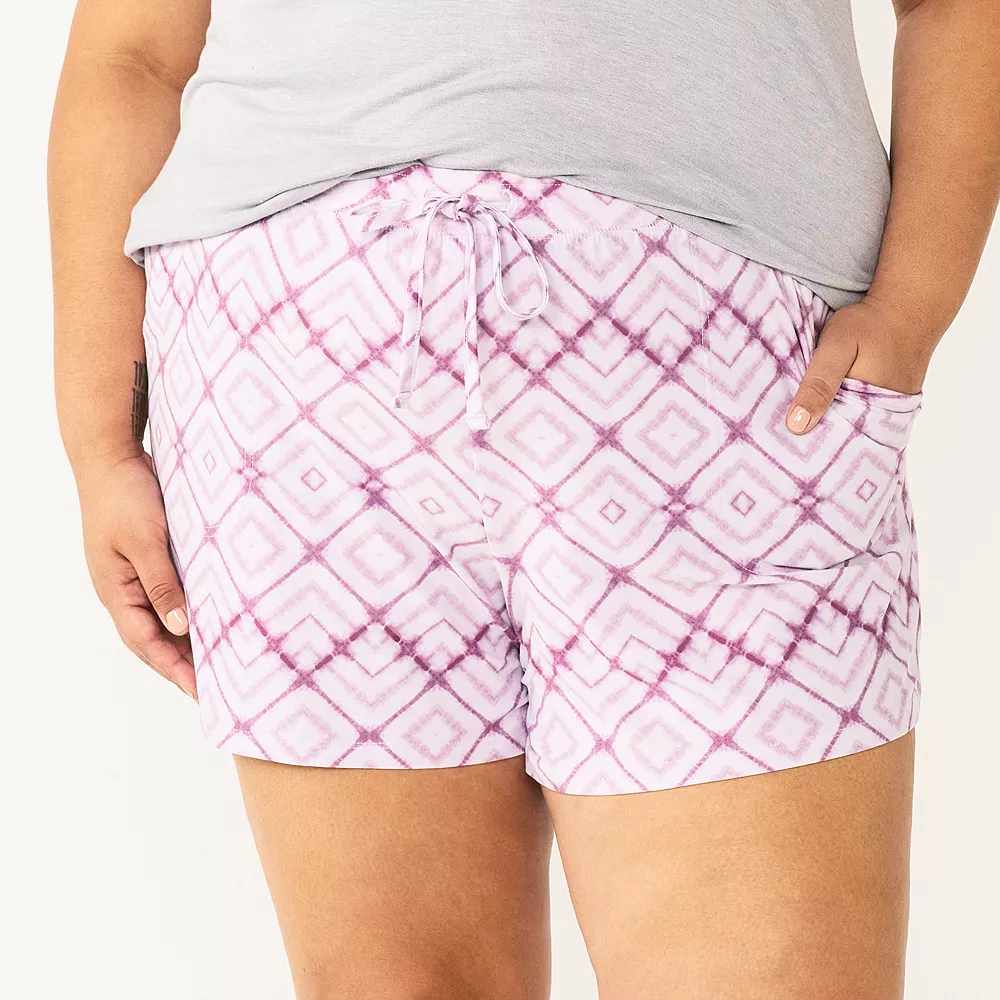 Plus Size Sonoma Goods For Life® Pajama Shorts 6 Plus Size Sonoma Goods For Life® Pajama Shorts - Image 6