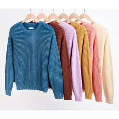 Women's Sonoma Goods For Life® Textured Drop-Shoulder Sweater -Sonoma Goods For Life Sales 5579623 ALT2