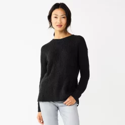 Women's Sonoma Goods For Life® Diamond Stitch Pullover Sweater 17 Women's Sonoma Goods For Life® Diamond Stitch Pullover Sweater -Sonoma Goods For Life Sales 5579763 Black