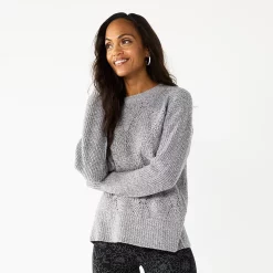 Women's Sonoma Goods For Life® Diamond Stitch Pullover Sweater 22 Women's Sonoma Goods For Life® Diamond Stitch Pullover Sweater -Sonoma Goods For Life Sales 5579763 Gray