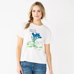 Women's Sonoma Goods For Life® Relaxed Graphic Tee -Sonoma Goods For Life Sales 5596692 Purple Joshua Tree