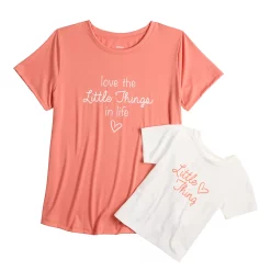 Maternity Sonoma Goods For Life® Mommy & Me Graphic Tee Set -Sonoma Goods For Life Sales 5599953 Rust Little Things