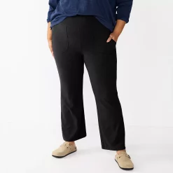 Plus Size Sonoma Goods For Life® High-Waisted Flare Leggings -Sonoma Goods For Life Sales 5613405 Black