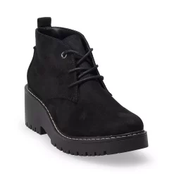 Sonoma Goods For Life® Snowstorm Women's Wedge Chukka Boots -Sonoma Goods For Life Sales 5623729 Black