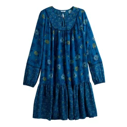 Women's Sonoma Goods For Life® Printed Long Sleeve Dress 9 Women's Sonoma Goods For Life® Printed Long Sleeve Dress -Sonoma Goods For Life Sales 5657674 ALT5