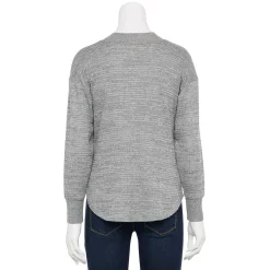 Petite Sonoma Goods For Life® Mockneck Waffle Top -Sonoma Goods For Life Sales 5686604 ALT