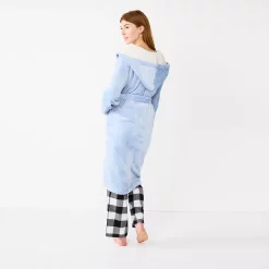 Women's Sonoma Goods For Life® Hooded Plush Long Robe -Sonoma Goods For Life Sales 5693609 ALT