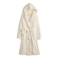 Women's Sonoma Goods For Life® Hooded Plush Long Robe -Sonoma Goods For Life Sales 5693609 ALT5
