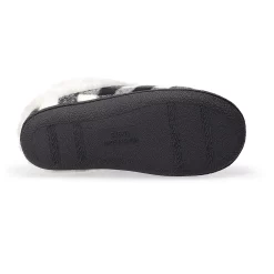 Women's Sonoma Goods For Life® Faux Fur Buffalo Plaid Clog Slippers -Sonoma Goods For Life Sales 5697310 ALT3