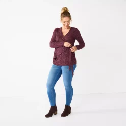 Maternity Sonoma Goods For Life® Nursing Wrap Top -Sonoma Goods For Life Sales 5703650 ALT2