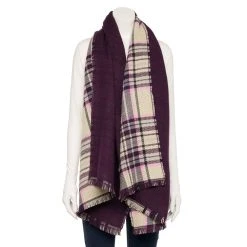Women's Sonoma Goods For Life® Oblong Reversible Scarf 10 Women's Sonoma Goods For Life® Oblong Reversible Scarf -Sonoma Goods For Life Sales 5731216 Purple