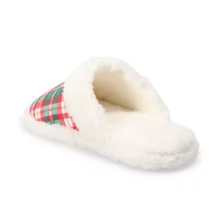 Women's Jammies For Your Families® Plaid Scruff Slippers 7 Women's Jammies For Your Families® Plaid Scruff Slippers -Sonoma Goods For Life Sales 5743976 ALT2
