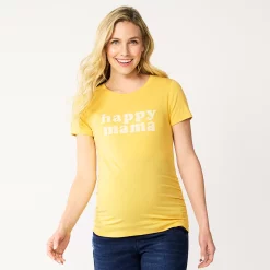 Maternity Sonoma Goods For LifeĀ® Fitted Crewneck Graphic Tee