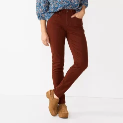 Women's Sonoma Goods For Life® Curvy High-Waisted Skinny Jeans 9 Women's Sonoma Goods For Life® Curvy High-Waisted Skinny Jeans -Sonoma Goods For Life Sales 6196673 Velvet Wine